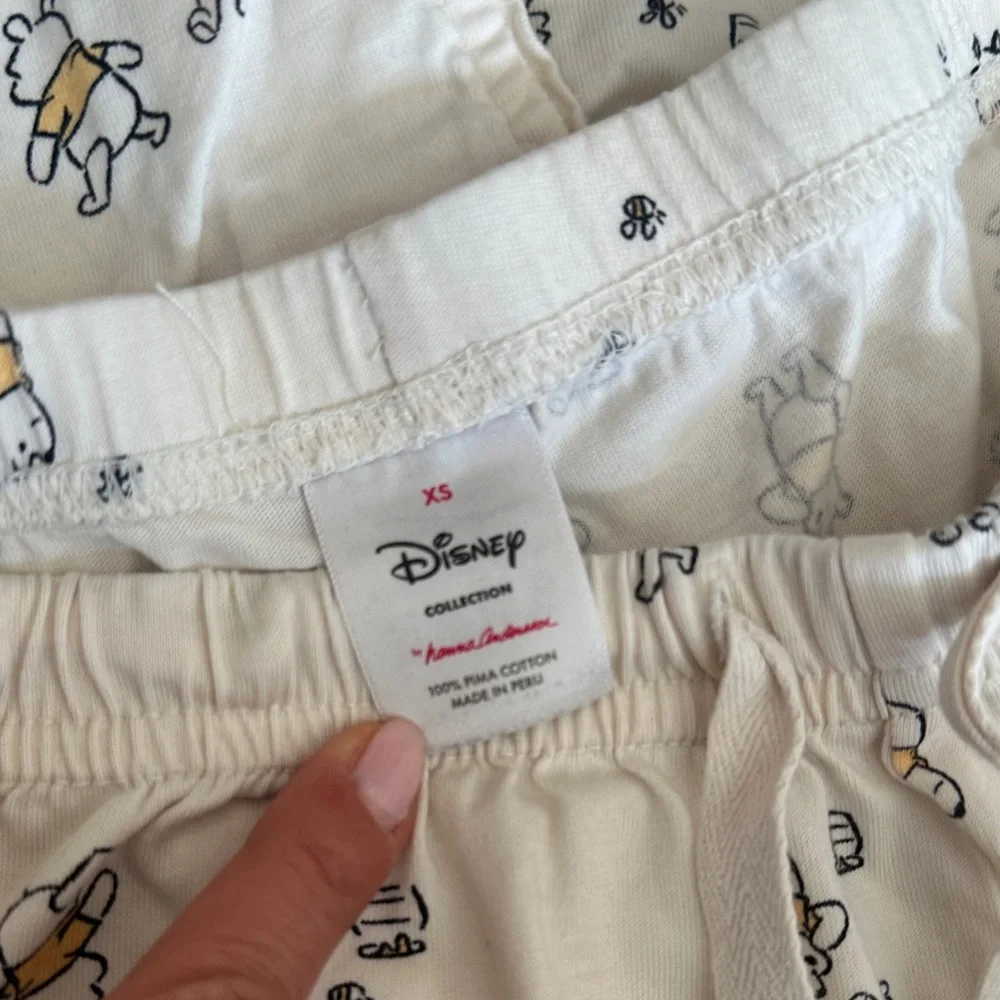 Disney Cream & Yellow Winnie the Pooh Short Pajama Set - Picture 3 of 3